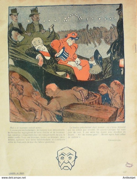 L'Assiette au beurre 1906 # 286 Le repos du dimanche Grandjouan