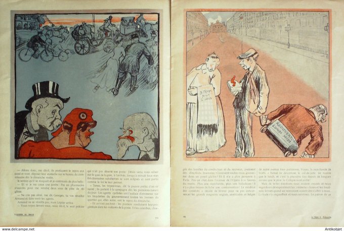 L'Assiette au beurre 1906 # 286 Le repos du dimanche Grandjouan