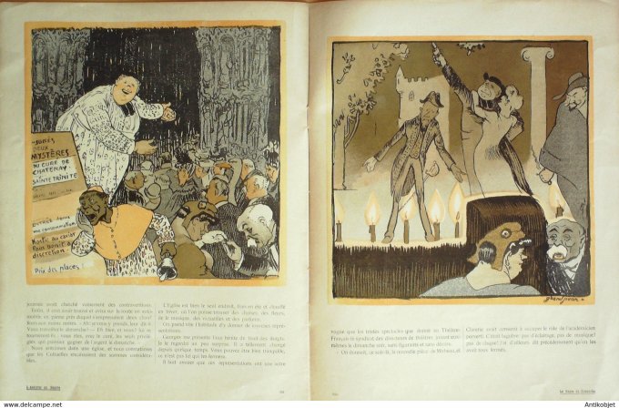 L'Assiette au beurre 1906 # 286 Le repos du dimanche Grandjouan
