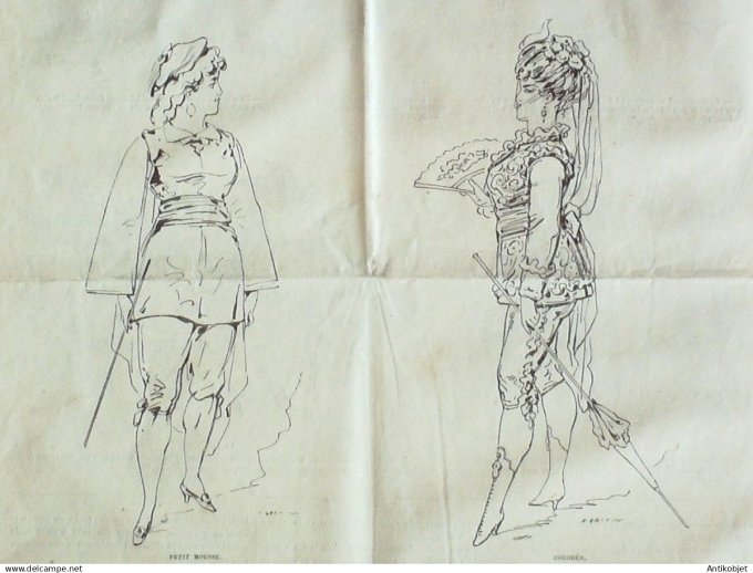 Le Journal Amusant 1870 #  738 Carnaval par Robida chez Lodoiska de la fristouliere