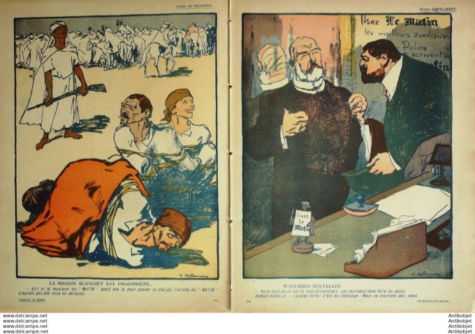 L'Assiette au beurre 1907 # 353 La Mission Blanchet Villemot Delannoy