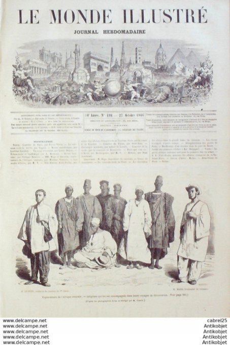 Le Monde illustré 1866 n°498 Belgique Hal Le Havre (76) Italie Venise