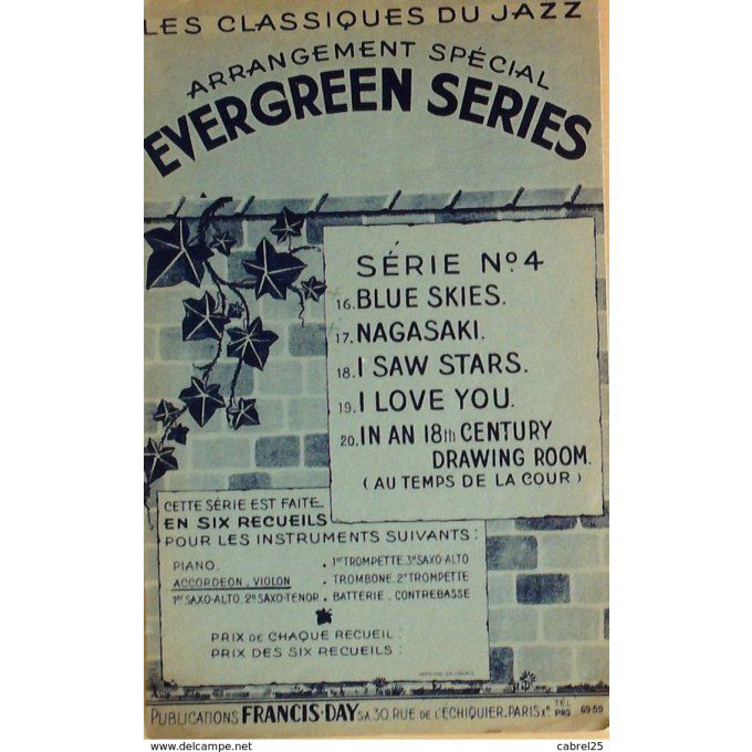 Jazz  Accordeon/Violon 5 Titres Série 4 1940