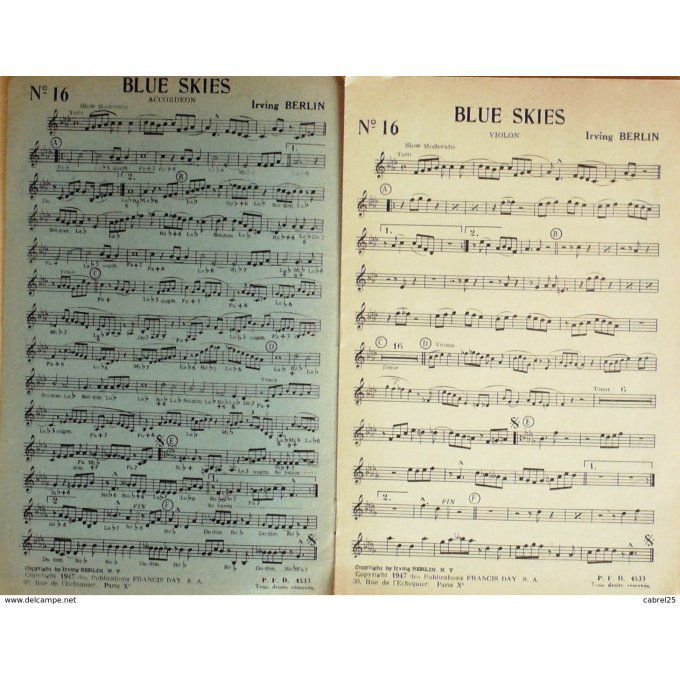 Jazz  Accordeon/Violon 5 Titres Série 4 1940