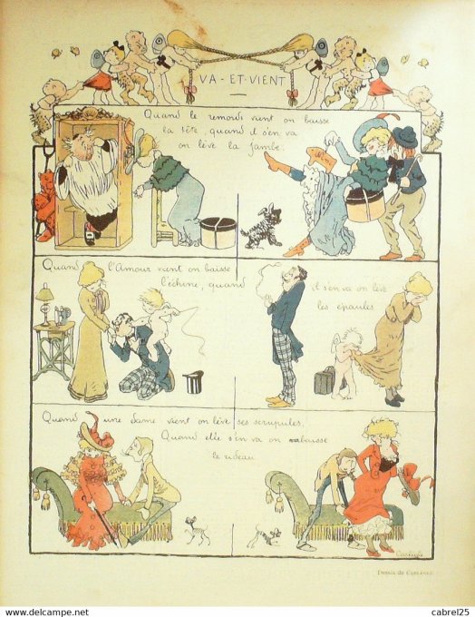 Le Rire 1903 n°15 Faivre Jeanniot Burret Iribe Gosé Métivet Carlège