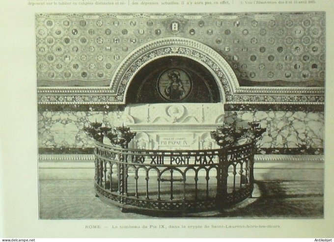 L'illustration 1896 n°2770 Soudan Abou Seir Wadi-Halfa Mettray (37) Italie Naples Quaresima