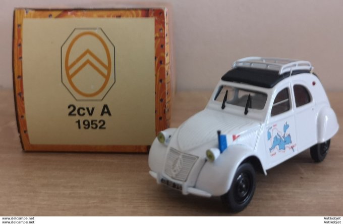 Citroen 2cv A 1952 Paris Tanger Norev 1:43