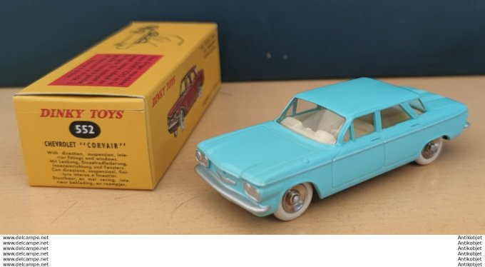 Chevrolet Corvair Bleue Dinky Toys Atlas 1:43