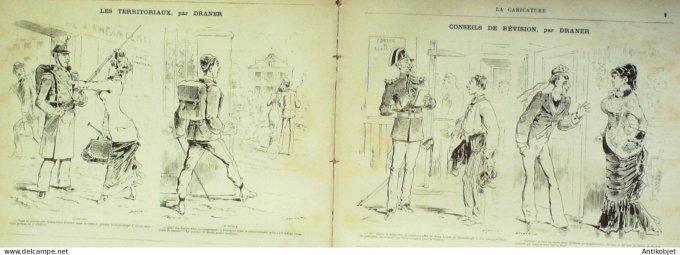La Caricature 1880 #  19 Photo-Phonographe Draner Robida Trick