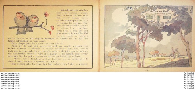 Jordic Le pension des oiseaux (Garnier) Eo 1922