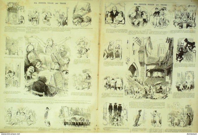La Caricature 1880 #  19 Photo-Phonographe Draner Robida Trick