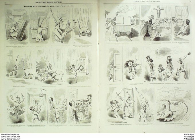 L'Illustration 1850 n°361 SAINT PRIEST académicien EILEN BRIGHT