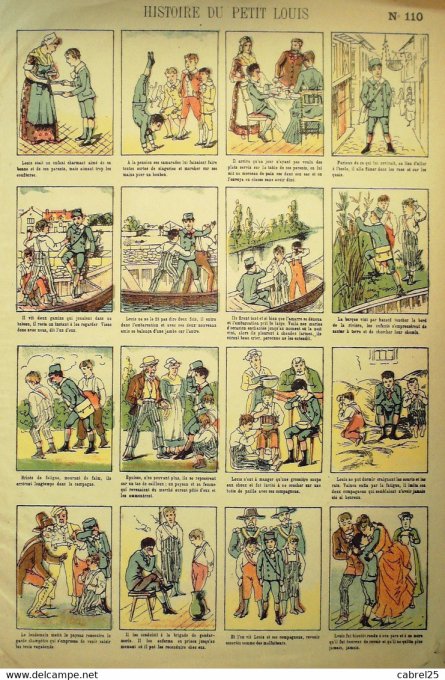 Histoire Du Petit Louis (Pellerin d'epinal)