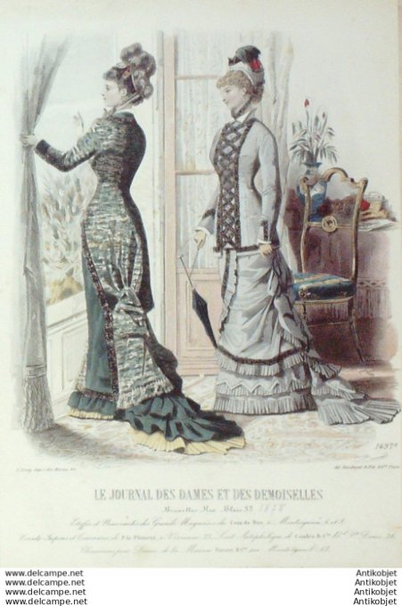 Journal des Dames Demoiselles 1876 # 1497 (Maison Scabieuse)
