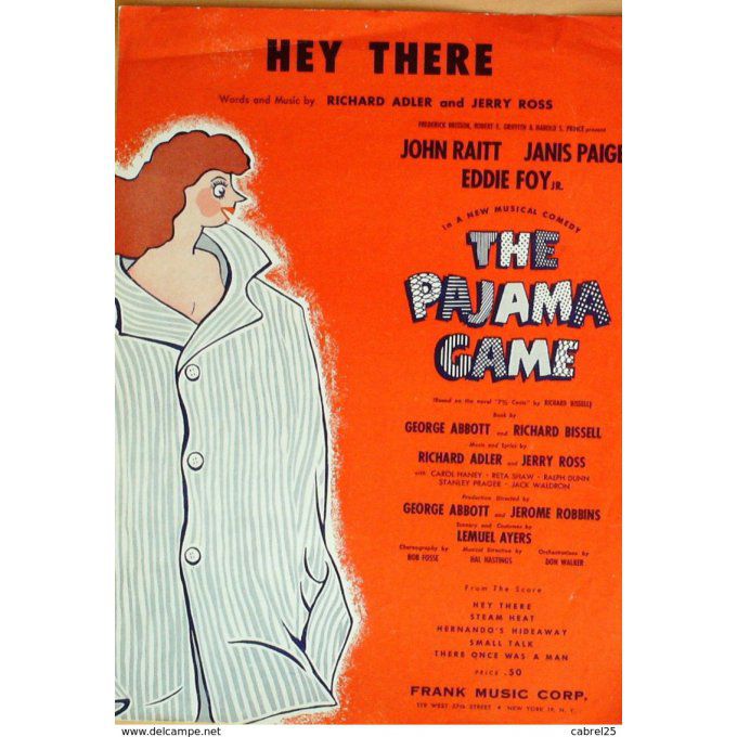 PAIGE JANIS/RAITT-HEY THERE-THE PAJAMA GAME-1954