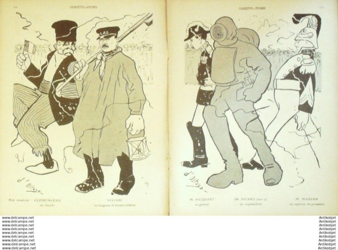 L'Assiette au beurre 1908 # 412 Cortege Carnavalesque Ostoya