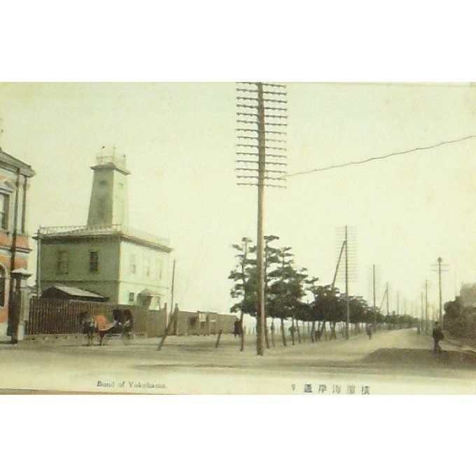 Cpa Japon Yokohama Corniche 1907