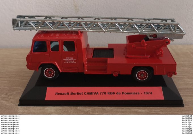 Renault Berliet Cmiva 770kg de Pompiers 1:43 1974