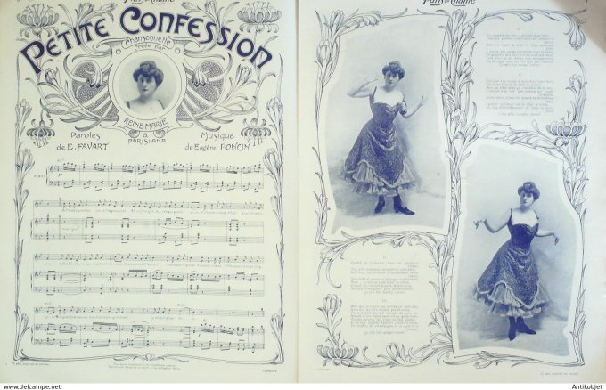 Paris qui chante 1904 #93 Dranem Dufresny Brebion Darnaud Reine-Marie Dalbret