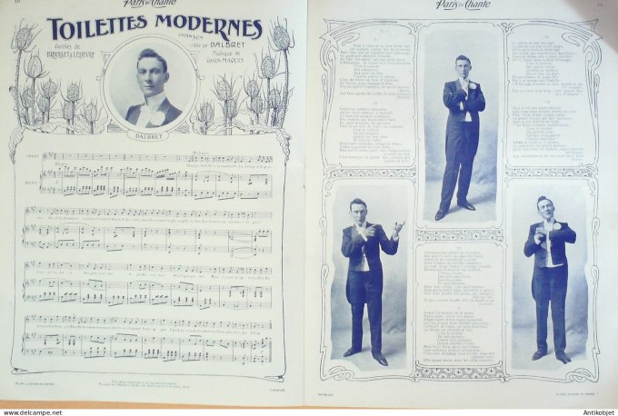Paris qui chante 1904 #93 Dranem Dufresny Brebion Darnaud Reine-Marie Dalbret