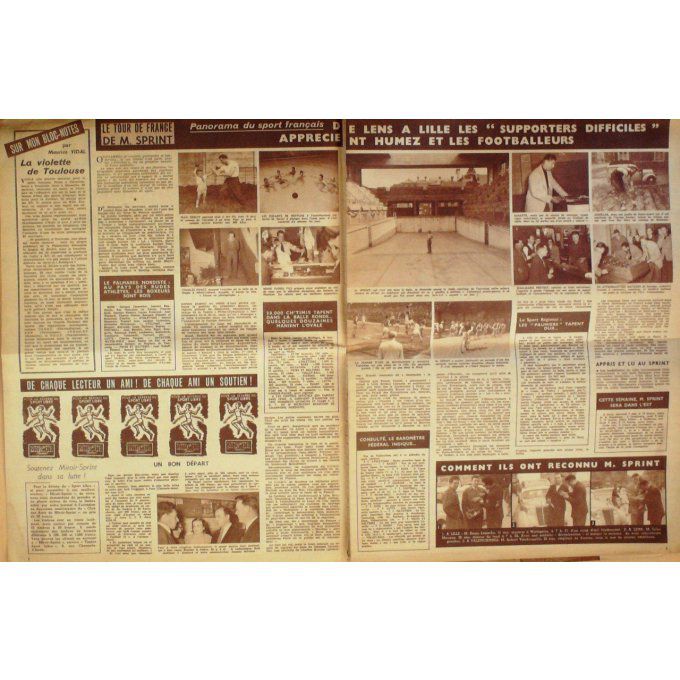 Miroir Sprint 1952 #  308 5 Mai Pezzuli Scardin Mazon Robic Lassale Gaston Reiff Bozo