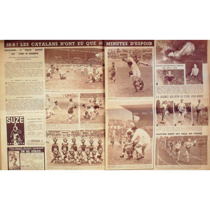 Miroir Sprint 1952 #  308 5 Mai Pezzuli Scardin Mazon Robic Lassale Gaston Reiff Bozo