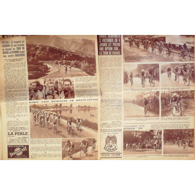 Miroir Sprint 1952 #  308 5 Mai Pezzuli Scardin Mazon Robic Lassale Gaston Reiff Bozo