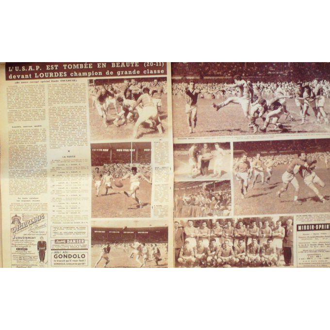 Miroir Sprint 1952 #  308 5 Mai Pezzuli Scardin Mazon Robic Lassale Gaston Reiff Bozo