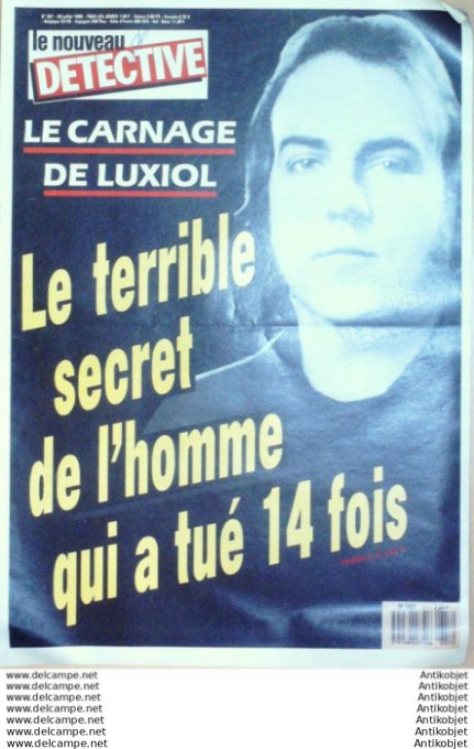 Détective 1989 # 357 Luxiol Roubaix Roanne Rennes La Rochelle Beaugency Dieppe