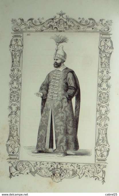 Turquie BACHA CHEF des Janissaires 1859