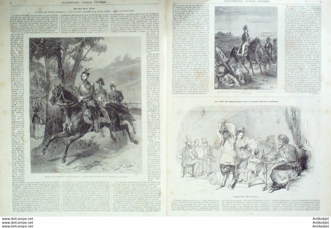 L'Illustration 1850 n°358 Pays-Bas HINDELOPEN Général CHANGAMIER VERSAILLES (78)
