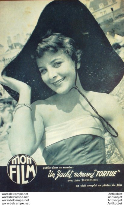 Mon Film 588 57-11-27 Escapade Dany Carrel June Thorburn Anne Vernon