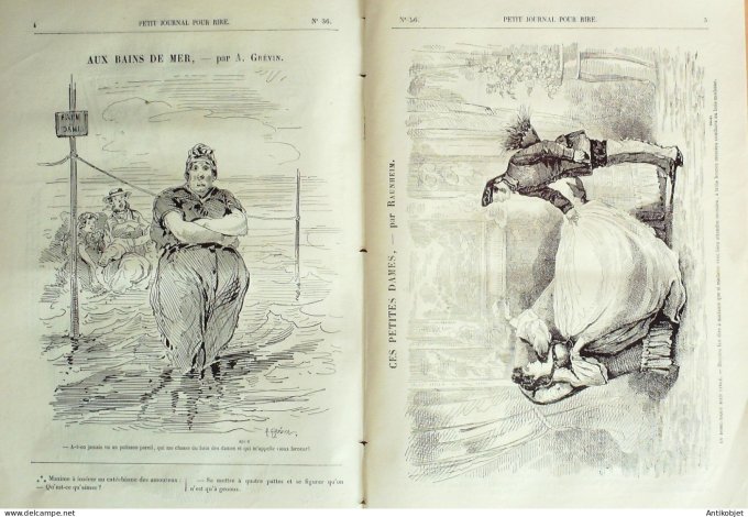 Petit journal pour Rire 1868 #   36 L'Ouverture de la chasse Cham