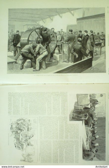 L'illustration 1896 n°2773 Hongrie Budapest Dijon (21) Dressage du singe Alger Avignon (84)