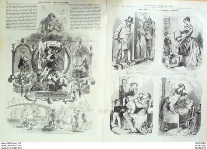 L'Illustration 1850 n°358 Pays-Bas HINDELOPEN Général CHANGAMIER VERSAILLES (78)