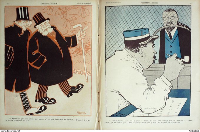 L'Assiette au beurre 1908 # 419 Protecteurs et Protégés Poulbot Wagner Ostoya