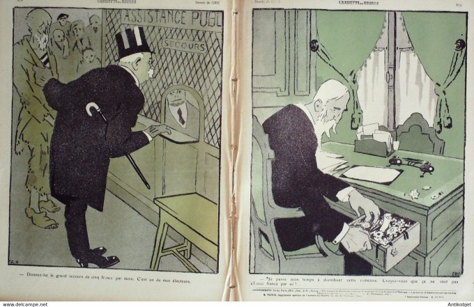 L'Assiette au beurre 1908 # 419 Protecteurs et Protégés Poulbot Wagner Ostoya
