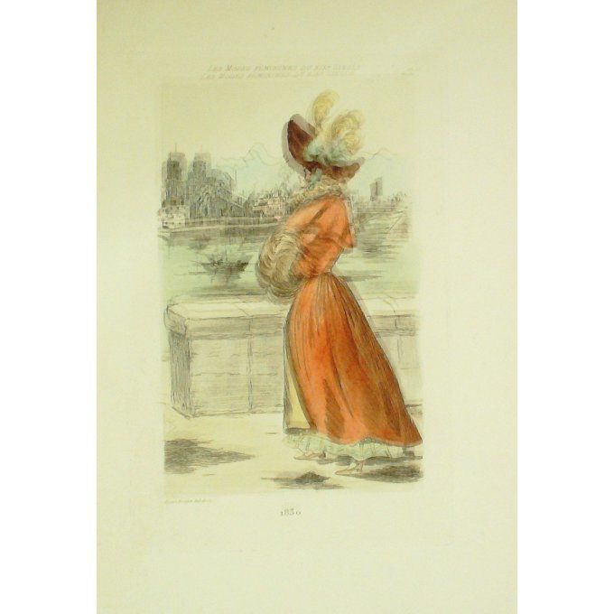 Mode Féminine époque 1830 (H.Boutet)