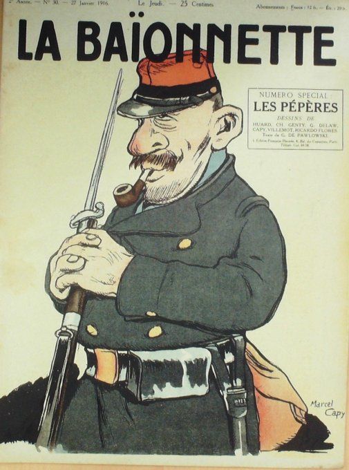 La Baionnette 1916 n°030 (Les pépères) CAPY HUARD FLORES VILLEMOT