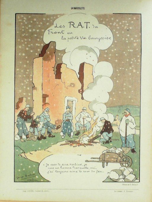 La Baionnette 1916 n°030 (Les pépères) CAPY HUARD FLORES VILLEMOT