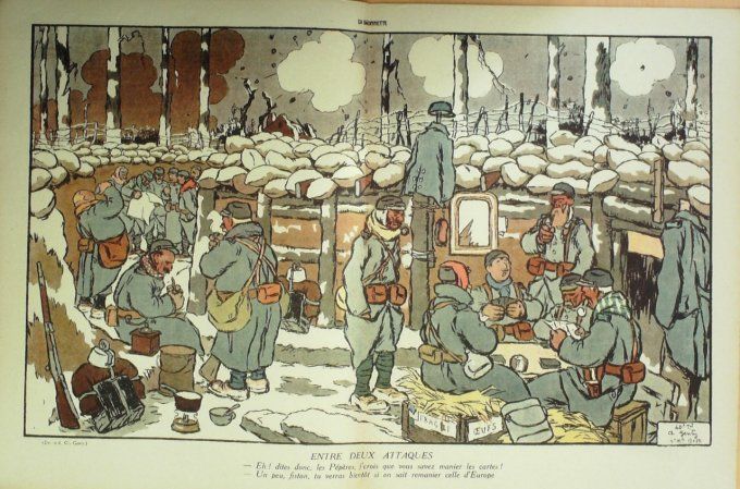 La Baionnette 1916 n°030 (Les pépères) CAPY HUARD FLORES VILLEMOT