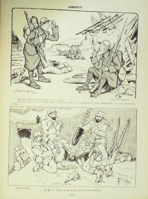 La Baionnette 1916 n°030 (Les pépères) CAPY HUARD FLORES VILLEMOT