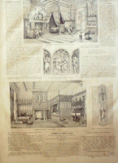 L'Univers illustré 1858 #  30 Turquie Smyrne Shâteau St-Ange Ecosse Highlands 