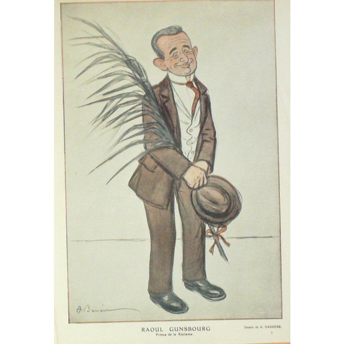 BARRERE-RAOUL GUNSBOURG-1926