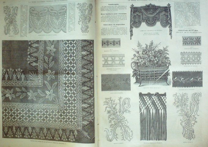 Journal Mode illustrée 1877 # 30 Costume en zéphyr