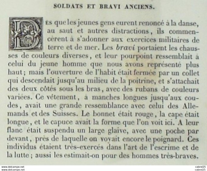 Italie Soldat et BRAVI 1859