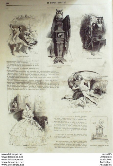 Le Monde illustré 1859 n°103 Clermont (63) Argentine Buenos-Aires Saumur (49) Saint Jean De Luz (64)