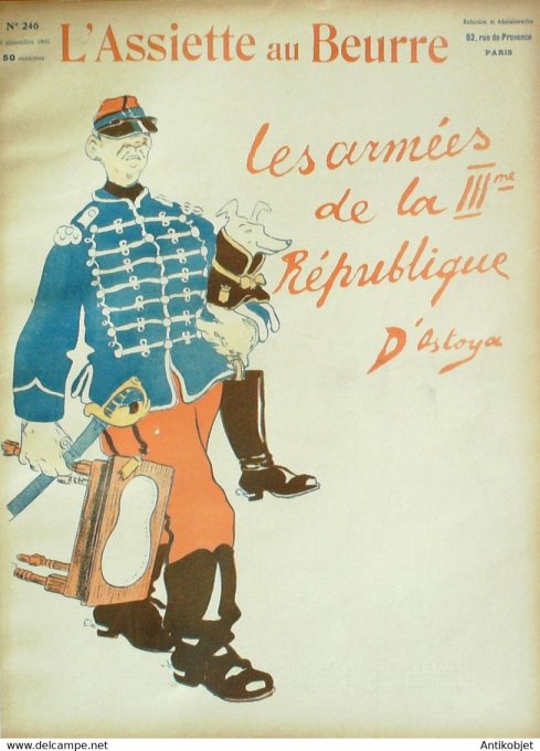 L'Assiette au beurre 1905 n°246 Les Armées de la IIIe République d'Ostoya