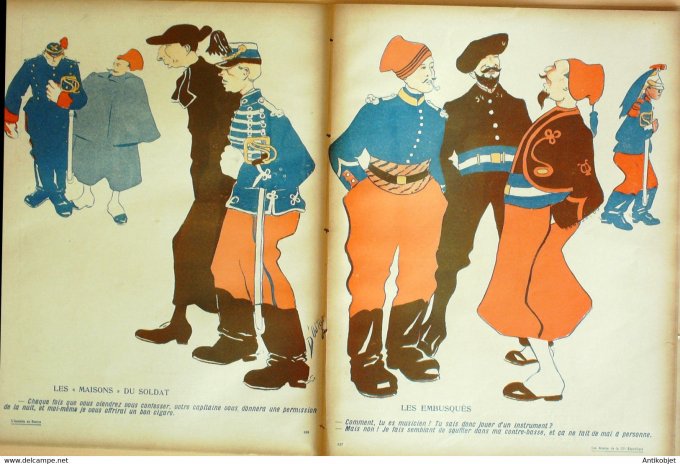 L'Assiette au beurre 1905 n°246 Les Armées de la IIIe République d'Ostoya