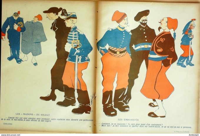L'Assiette au beurre 1905 # 246 Les Armées de la IIIe République d'Ostoya